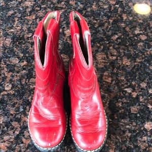 Red Girl Boots